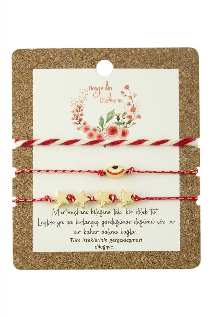 3 Adet Göz Marteniçka Bileklik