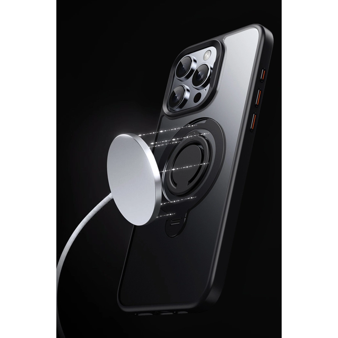 Joko Apple İphone 15 Pro Avatar 360 Dönen Magsafe Kapak - Titan Gri