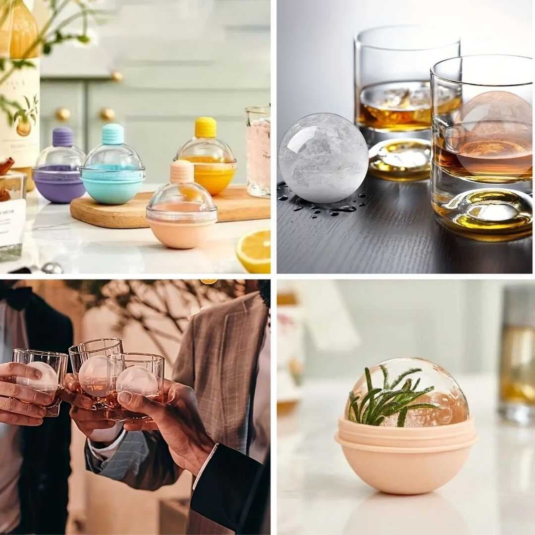 Hunili Altı Silikon Kolay Çıkabilen Büyük Boy Küre Buzluk (5430)