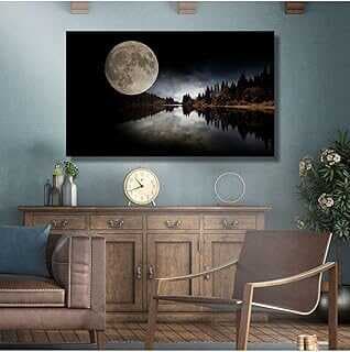 GAAGART Tekli Yatay Kavas Tablo Doluay Göl ve Orma Mazarası 60 x 40 gartM8545