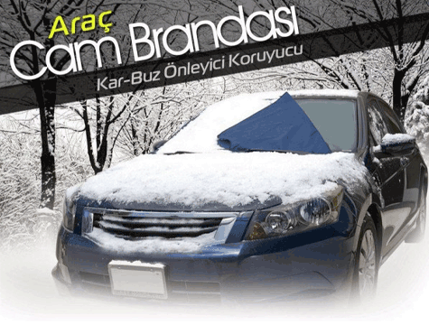 Araç Kar Buz Önleyici Araç Ön Cam Brandası (477477)