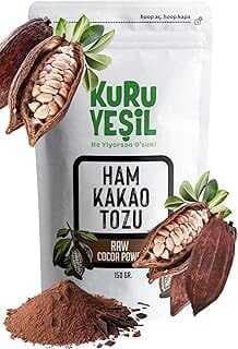 Kuru Yeşil Ham Kakao - Ham Kakao Tozu - Kakao Tozu - aturel Kakao Tozu - Raw Cacao - 150 gr