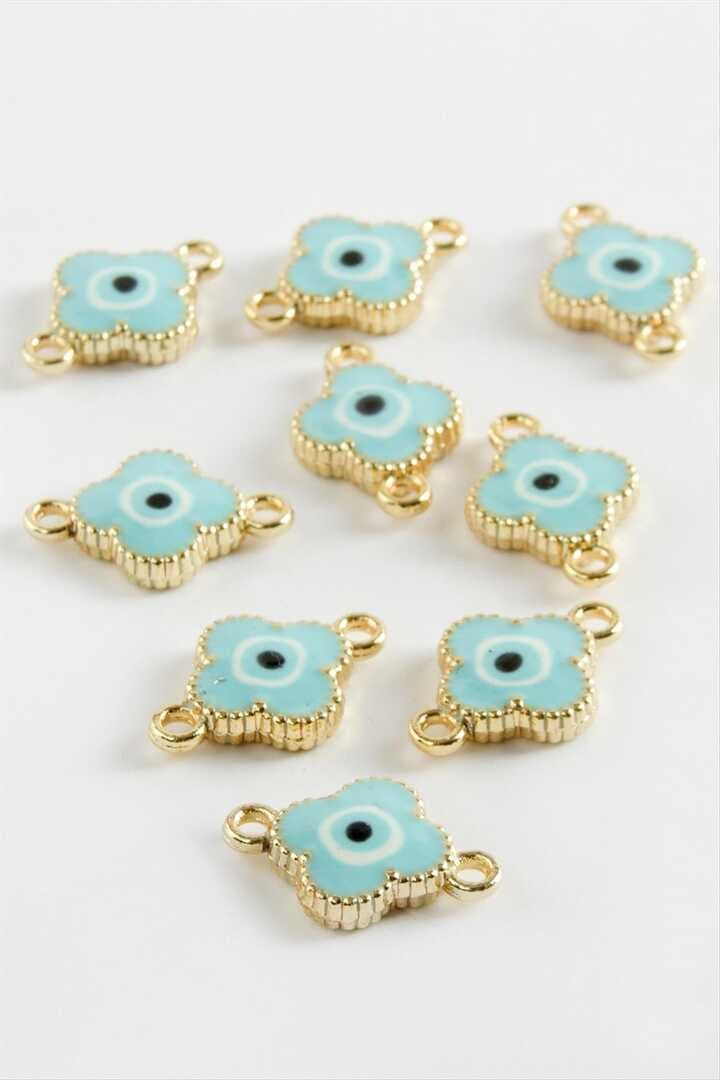 Çiçek Çift Kulplu Mineli Bileklik ve Kolye Ucu Aparatı 1 Adet