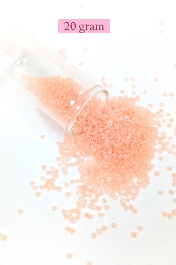 Dökme Cam Kum Boncuk (11/0) 2 mm - 4 Renk - Toplam 80 Gram -  BNC405