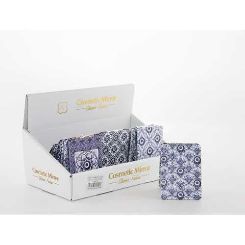 Taşlı Nazar Boncuklu Dikdörtgen El Aynası İnce