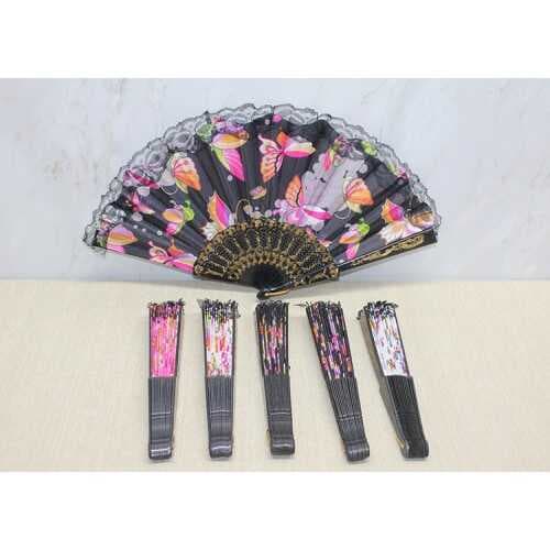 Plastik Renkli Yelpaze