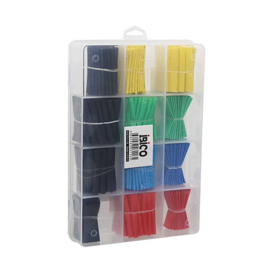 530PCS MAKARON KABLO TAMİR SETİ ISIYLA BÜZÜŞMELİ DARALAN HORTUM (5430)