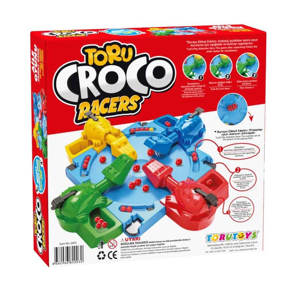 Toru Croco Misket Kapmaca Eğlenceli Aile Kutu Oyunu