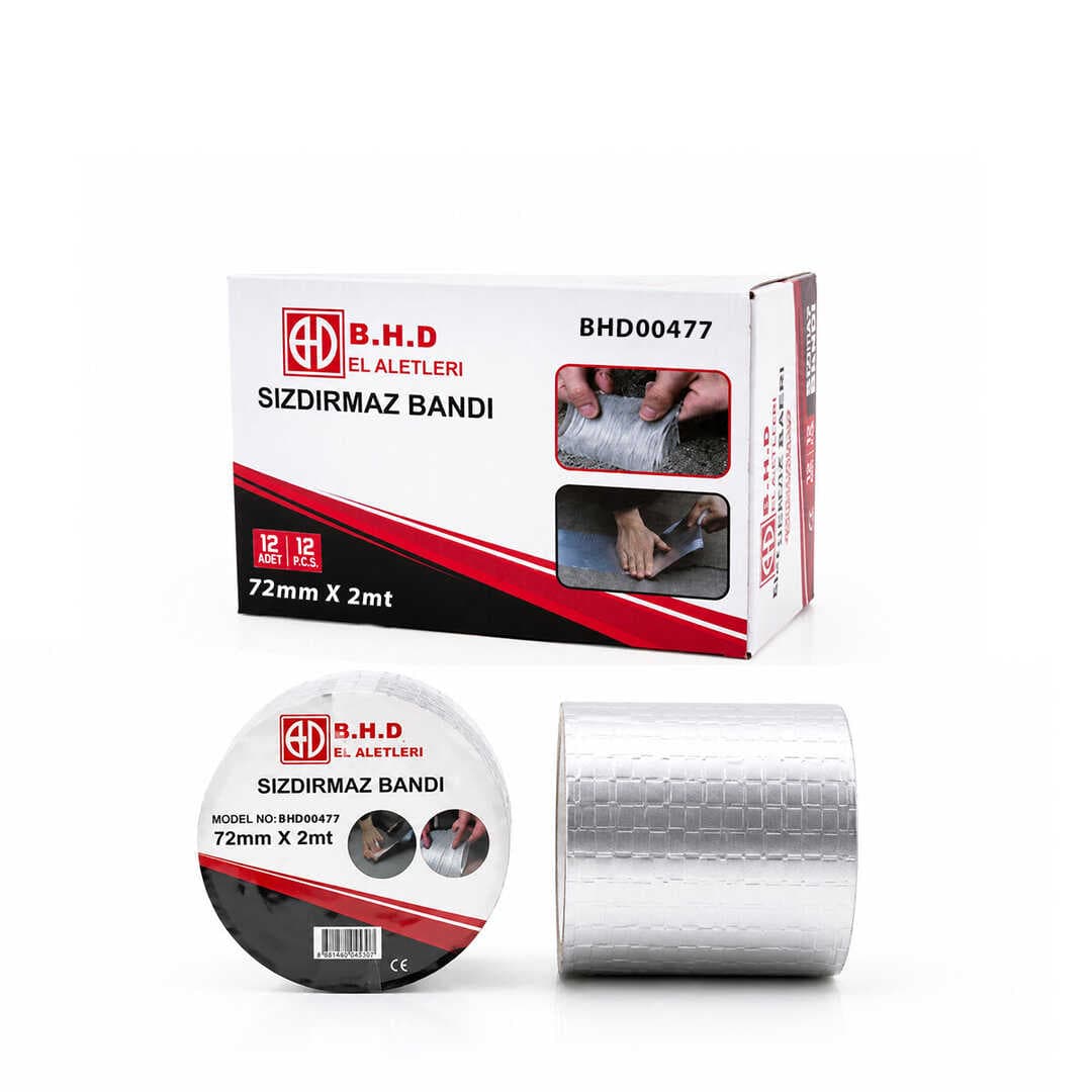12 ADET 72MMX2MT SU SIZDIRMAZ SAKIZ TAMİR BANTI (5430)