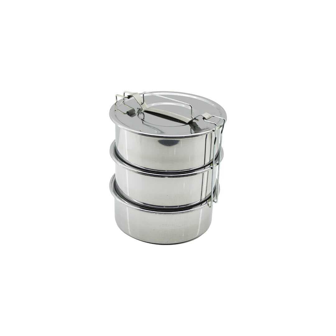 NO-18CM 3LÜ METAL SEFER TASI DERİNLİK : 6.5CM TAŞIMA KULP=BAĞLAMA KANCALI (5430)