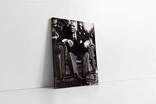 Tablosa Atatürk Otururke Kavas Tablo 60x80 cm KA02158