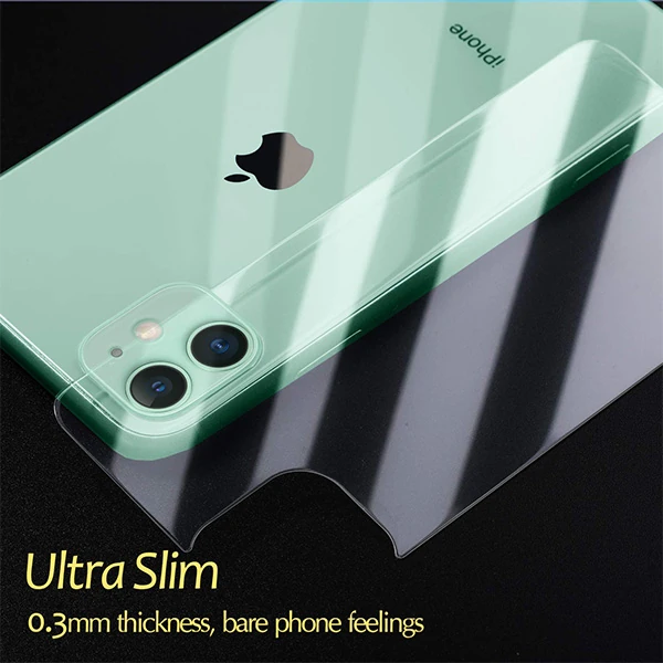 Ally İPhone 11 6.1 İnch Tempered Arka Kırılmaz Cam Koruyucu-(5775)