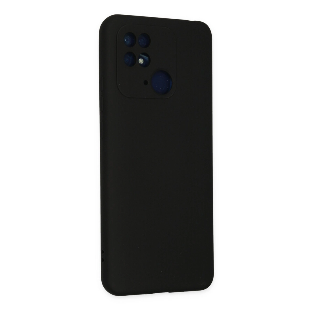 Xiaomi Redmi 10c Kılıf Nano İçi Kadife Silikon - Siyah
