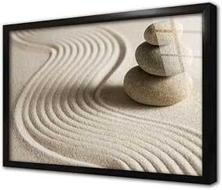 Kum ve Taş Çerçeveli Cam Tablo 20x30 cm CA23004