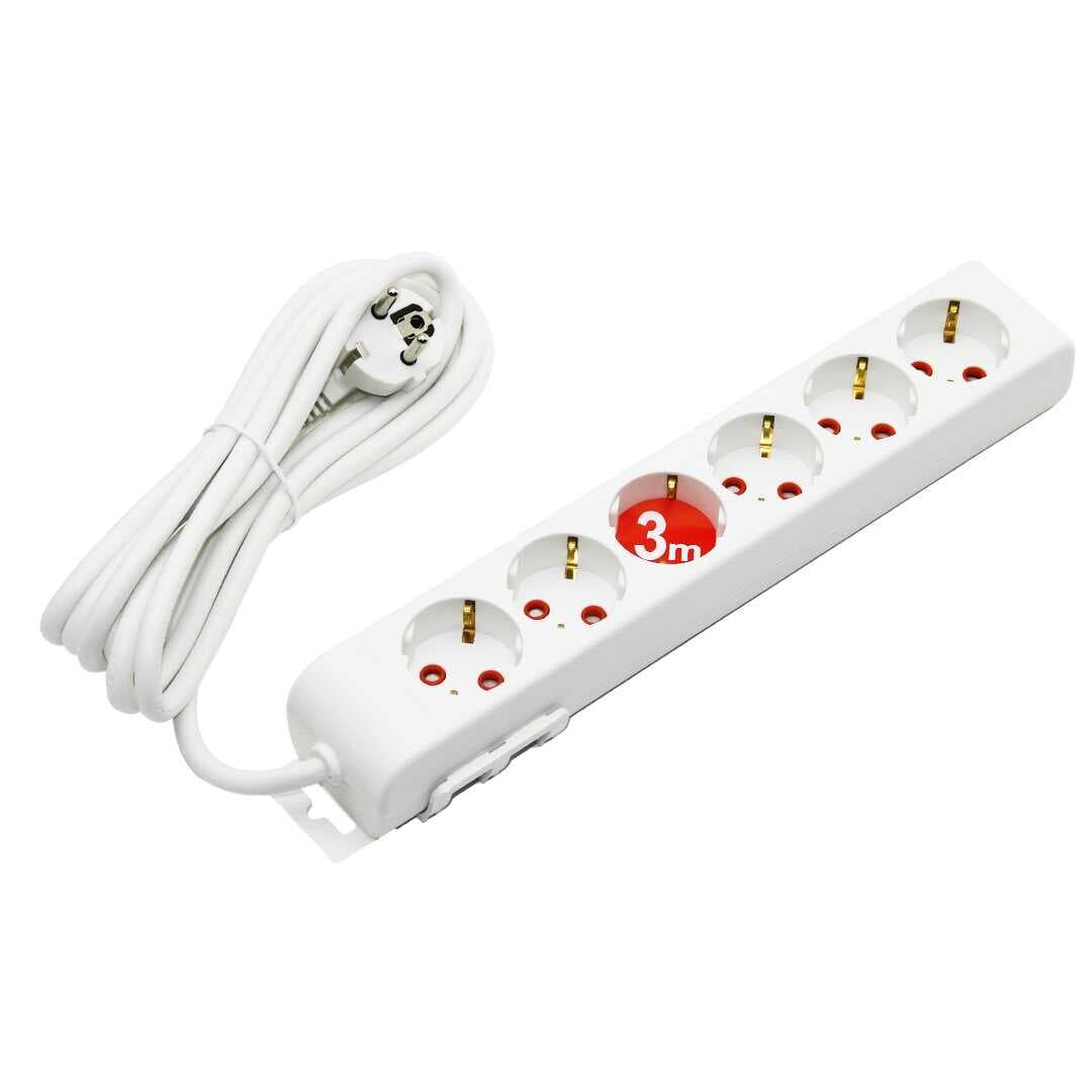 6LI - 3MT UZATMA KABLO - TOPRAKLI GRUP PRİZ (5430)