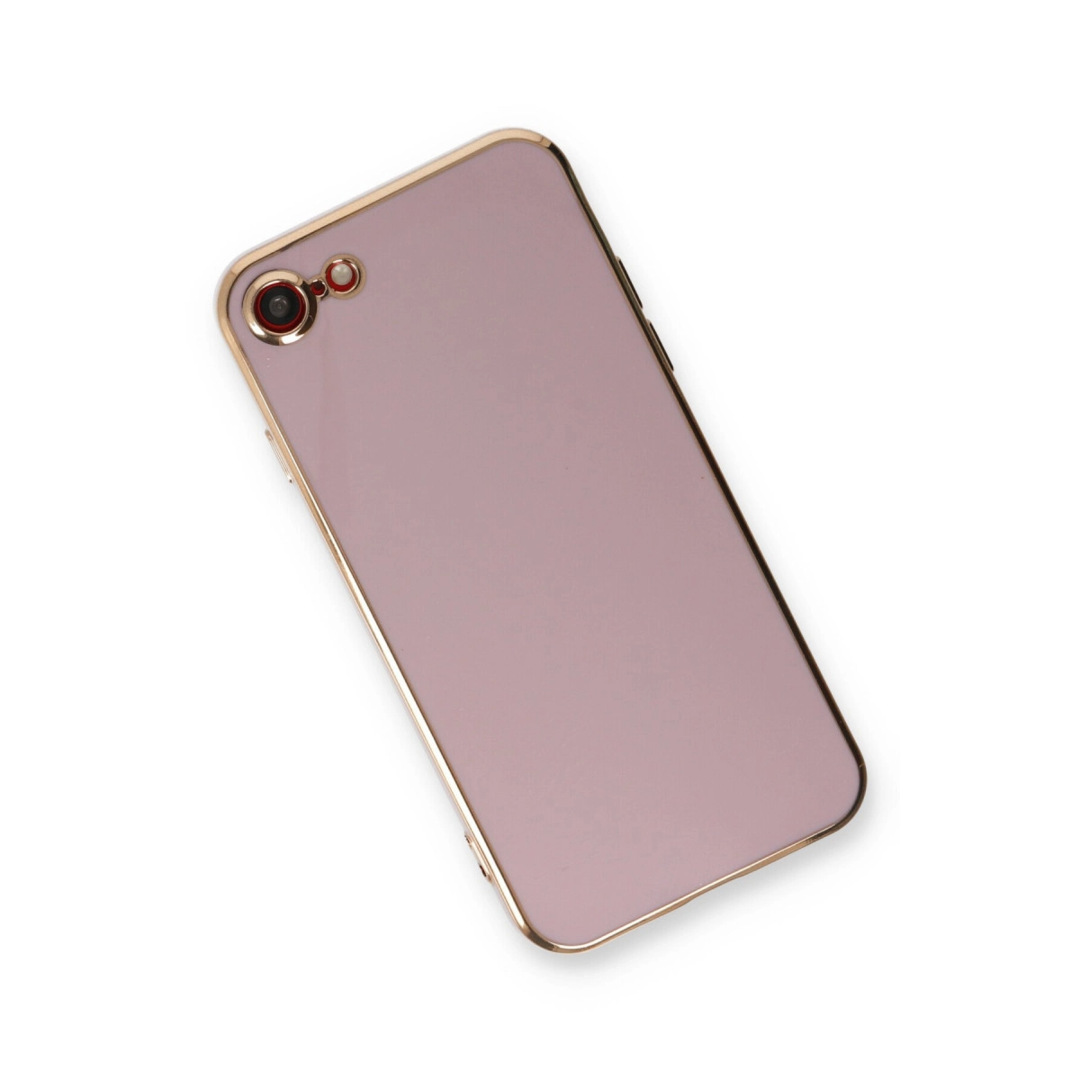 Apple İphone 7 Kılıf Volet Silikon - Mor