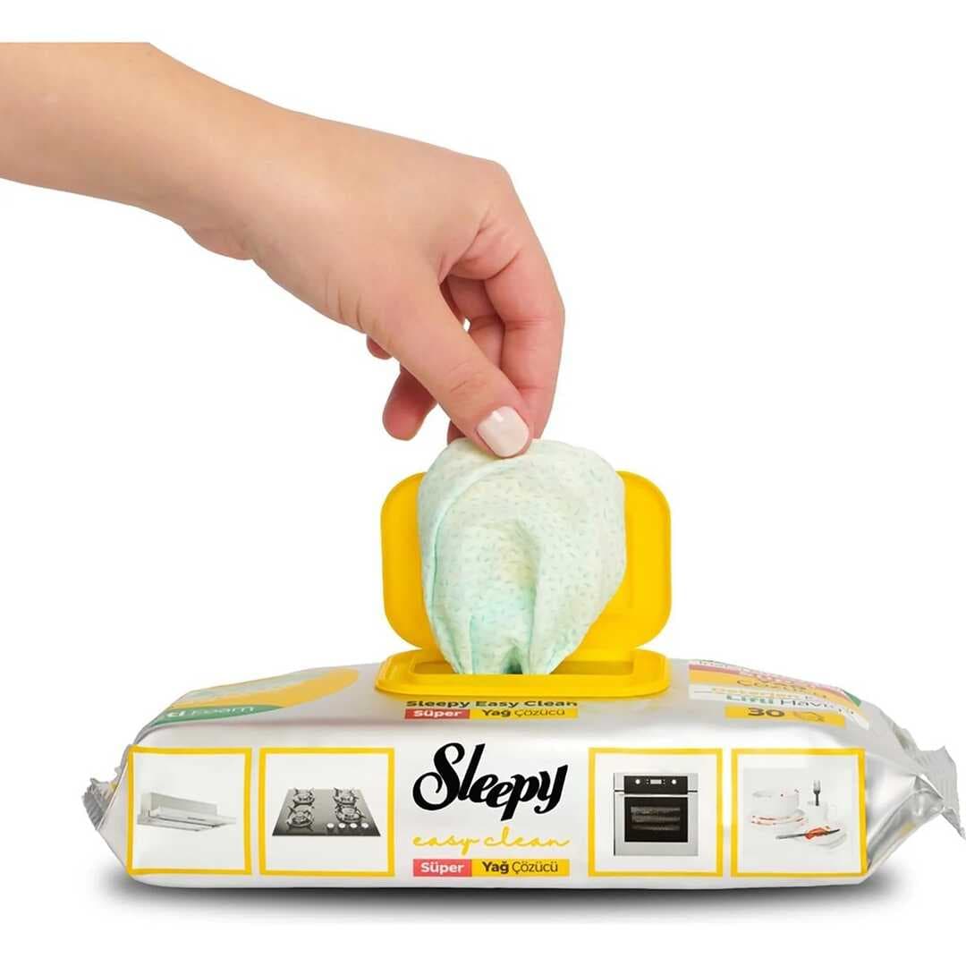 Nessiworld  Sleepy Yüzey Temizlik Havlusu 30 Adet Yağ Çözücü