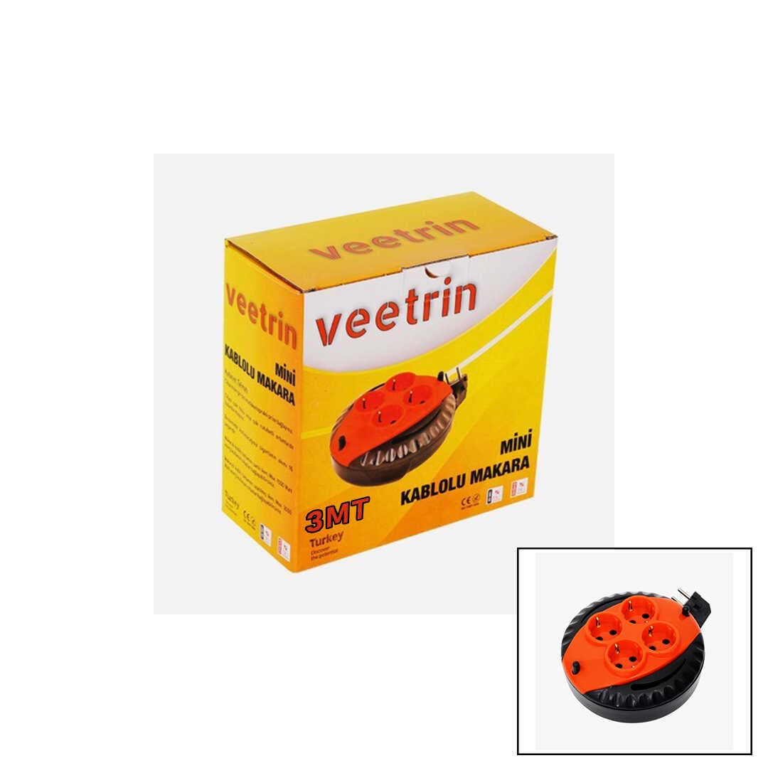 3MT MİNİ MAKARALI UZATMA KABLO 3X1.5MM (5430)