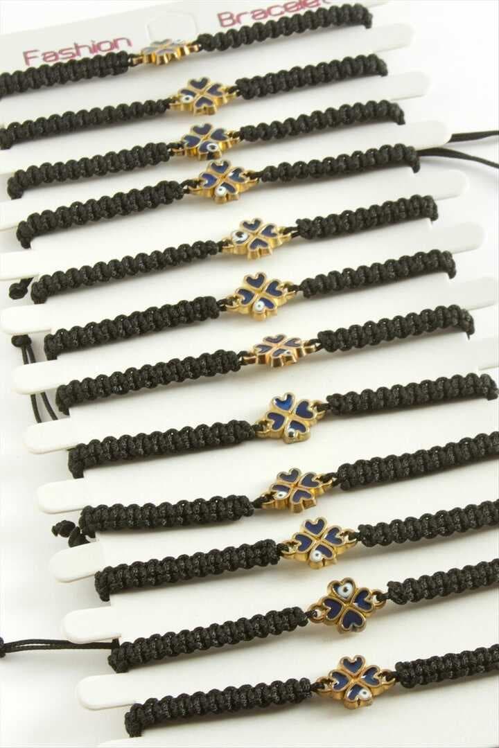 Yonca Makrome Örgülü Bileklik