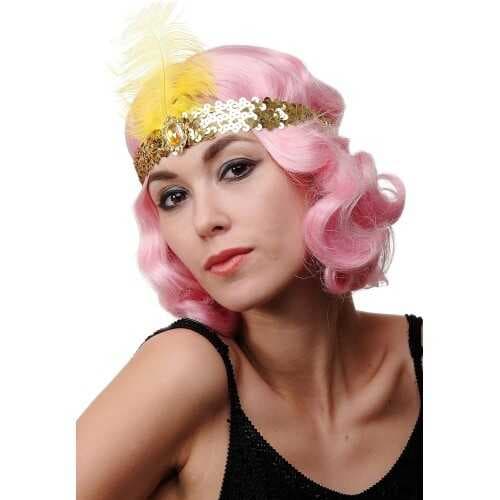 70'ler 80'ler ve 90'lar Temalı Altın Renk Çarliston Saç Bandı