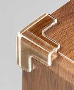 8 li Set Silikon Şeffaf Masa Kenarı Koruma Aparatı