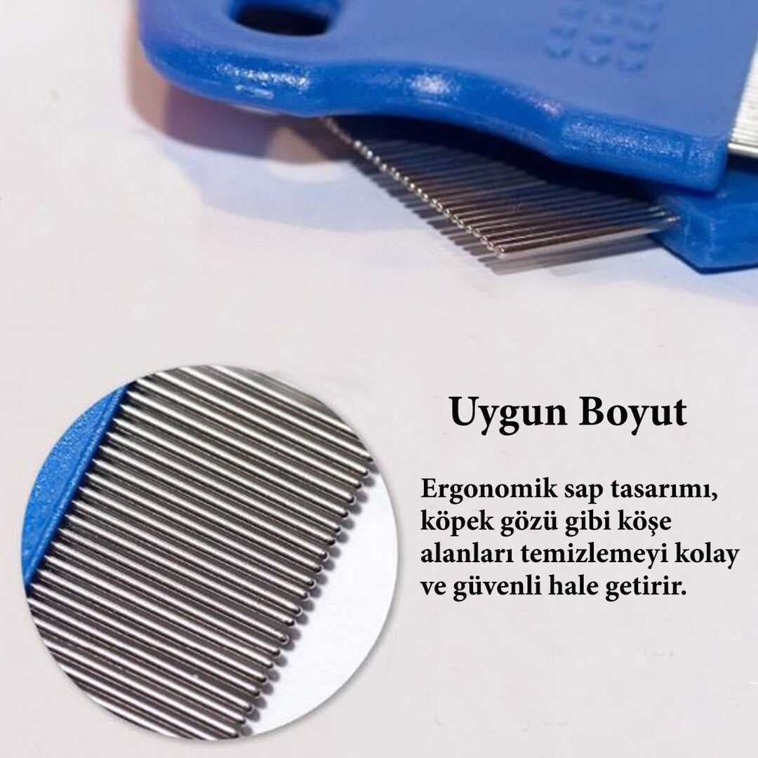 Evcil Hayvan Kedi Köpek Pire Tarağı ve Köpek Gözyaşı Lekesi Tarağı (5430)