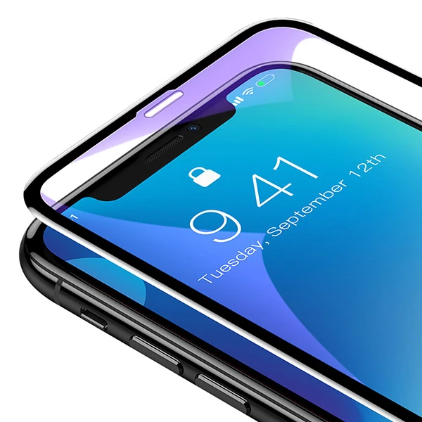 Baseus İPhone 11 Pro Max- XS Max 3D Anti-Peep Privacy Gizlilik Cam Ekran Koruyucu-(5775)