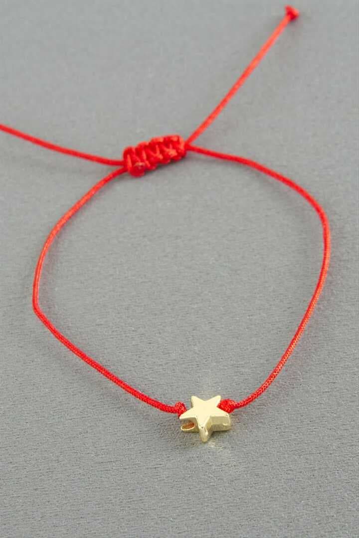 Yıldız Makrome İp Bileklik