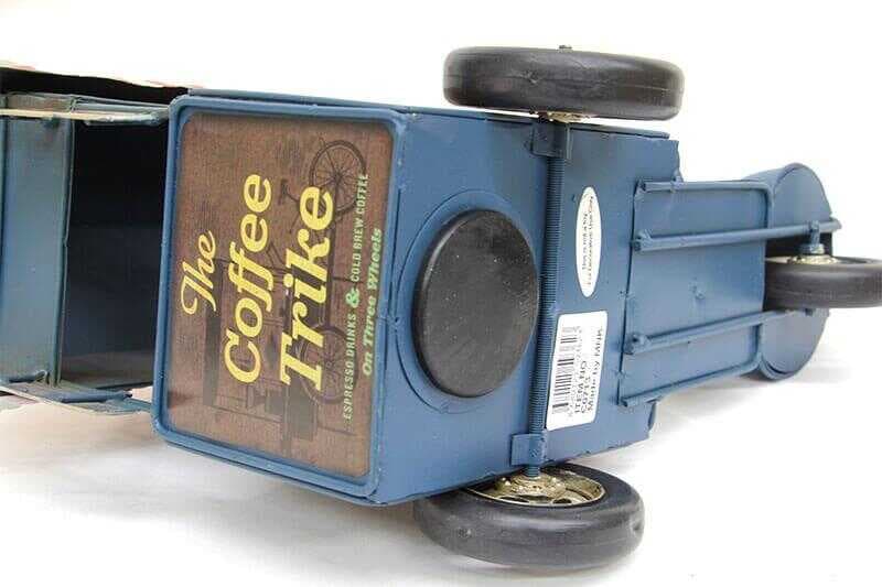 Dekoratif Metal Kahve Arabası Biblo Hediyelik Kumbara (477477)