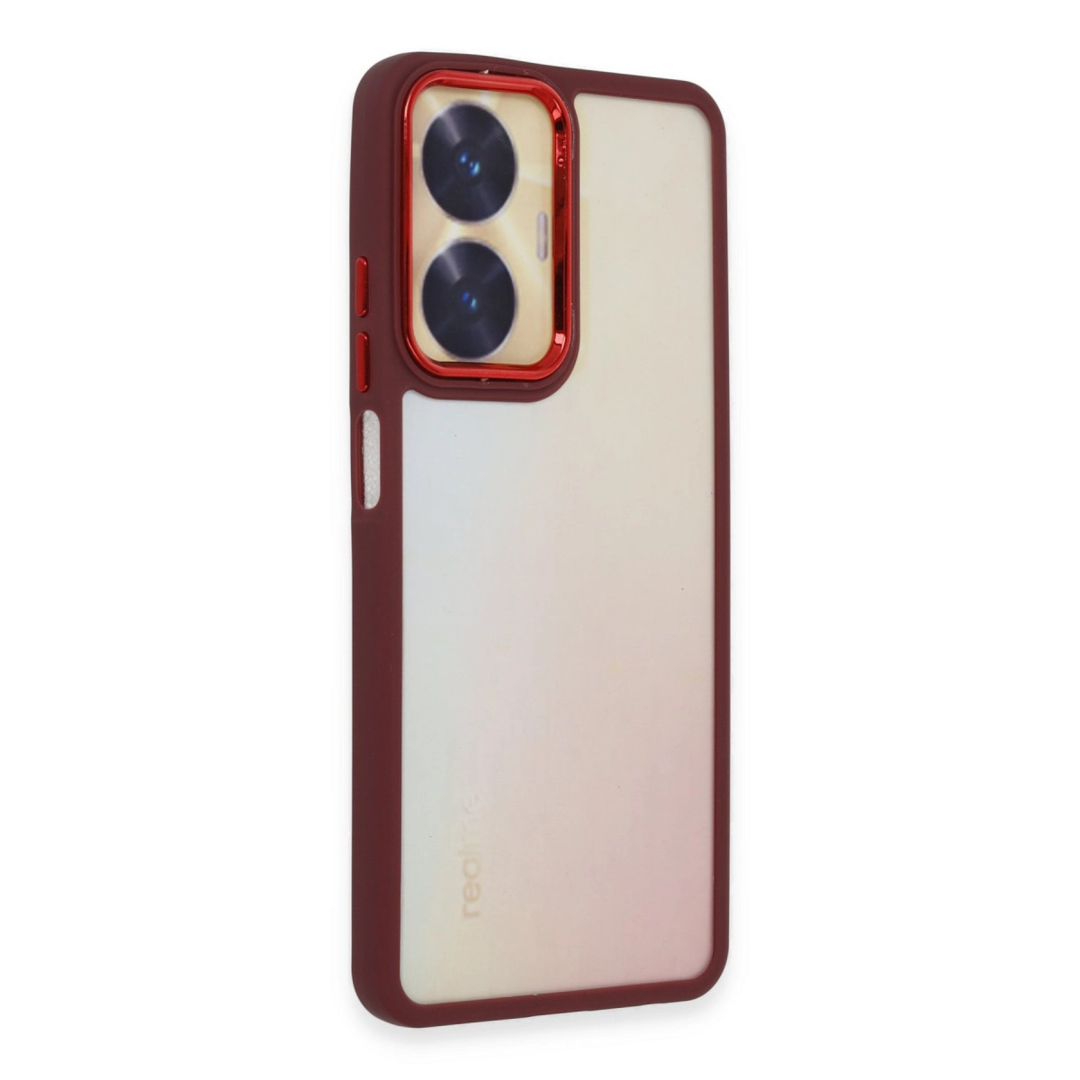Realme C55 Kılıf Dora Kapak - Kırmızı