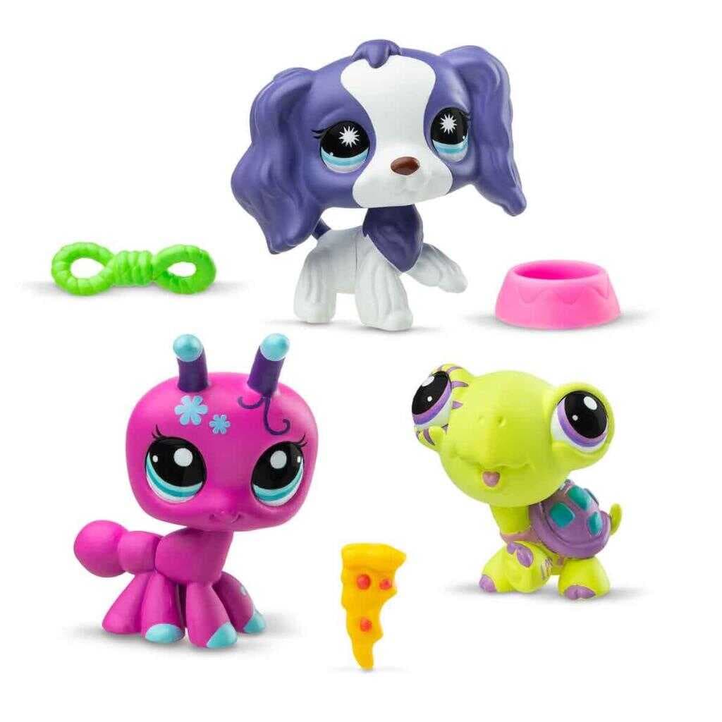 Nessiworld 6469 SUN-Littlest Pet Shop Minişler 3’lü Figür Setİ