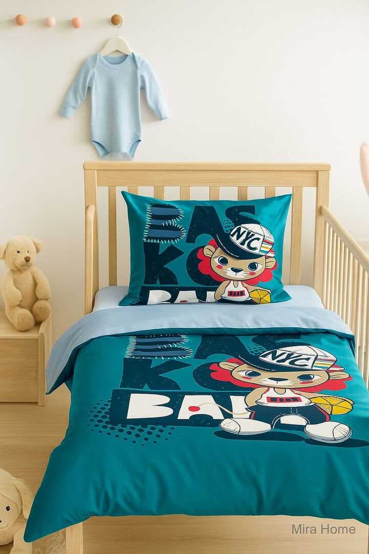 Yenidoğan Erkek Bebek Nevresim Takımı %100 Pamuklu Nyc