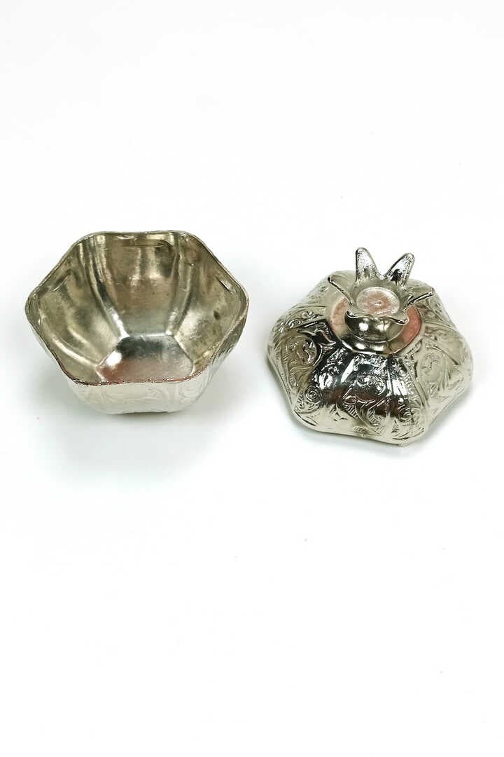 6 Lı Mini Eskitme Osmanlı Temalı Açık Renk Nar Lokumluk Sunum