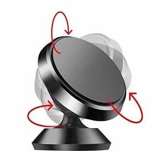 Araç Torpidosuna Yapışan Mıknatıslı Telefon Tutucu Siyah CM-308