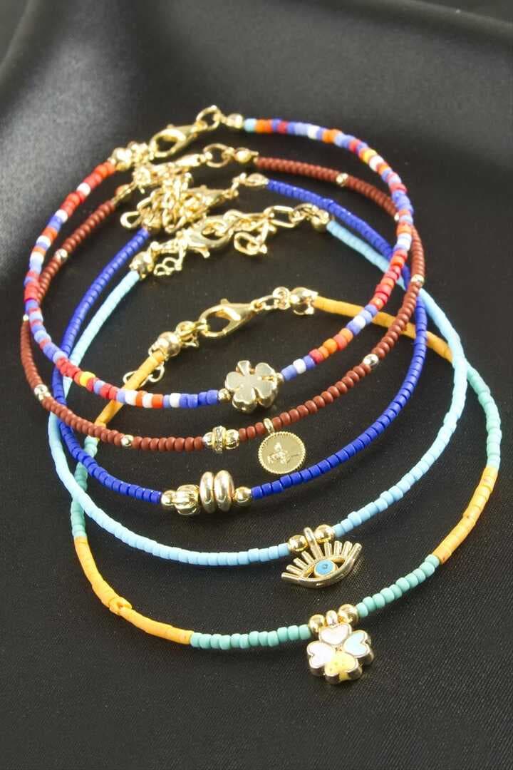 Karışık Miyoki Boncuk Bileklik