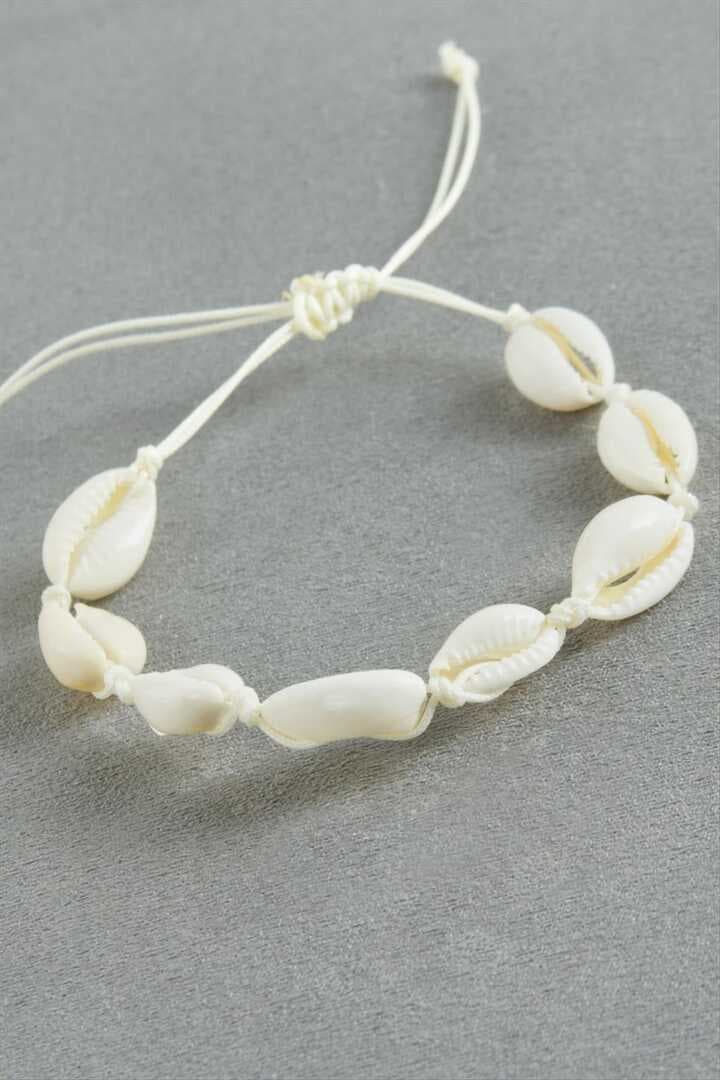 İstiridye Makrome İp Bileklik