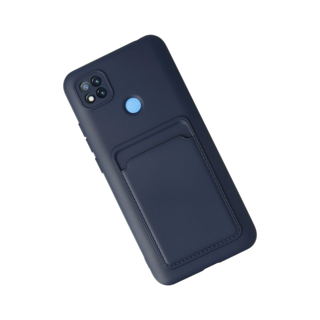 Xiaomi Redmi 9c Kılıf Kelvin Kartvizitli Silikon - Lacivert
