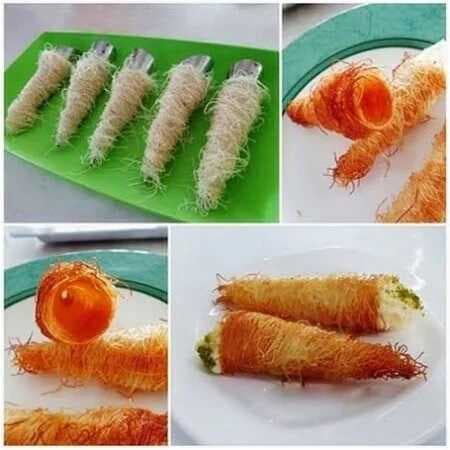 Kornet Kurabiye Şekil Verici - Paslanmaz  Korneo Kalıbı 6 lı (477477)