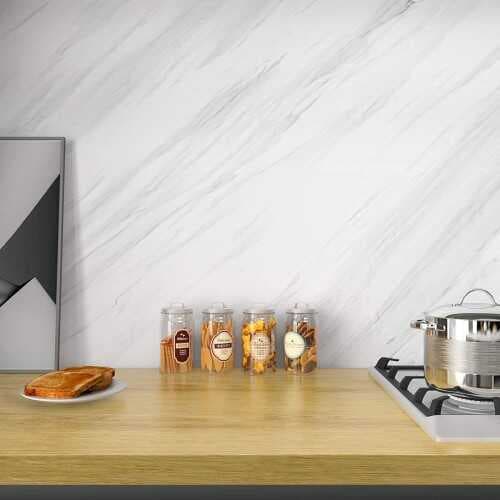 Açık Mermer Desenli Yapışkanlı Folyo Kaplama Kağıdı