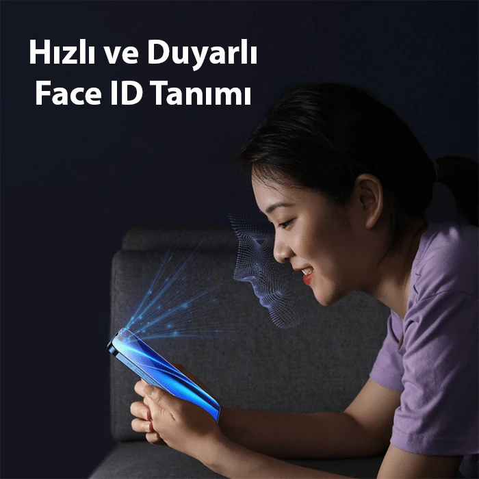 Baseus Corning iPhone 15 Pro Privacy Hayalet Full Koruma Tempered Cam Ekran Koruyucu-(5775)