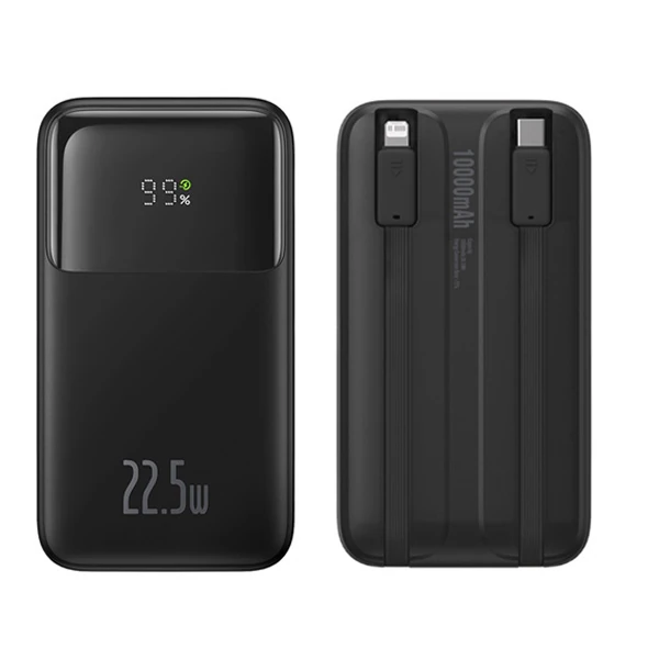 Baseus Comet Series 10000mAh 22.5W Hızlı Şarj Dijital Göstergeli Powerbank-(5775)