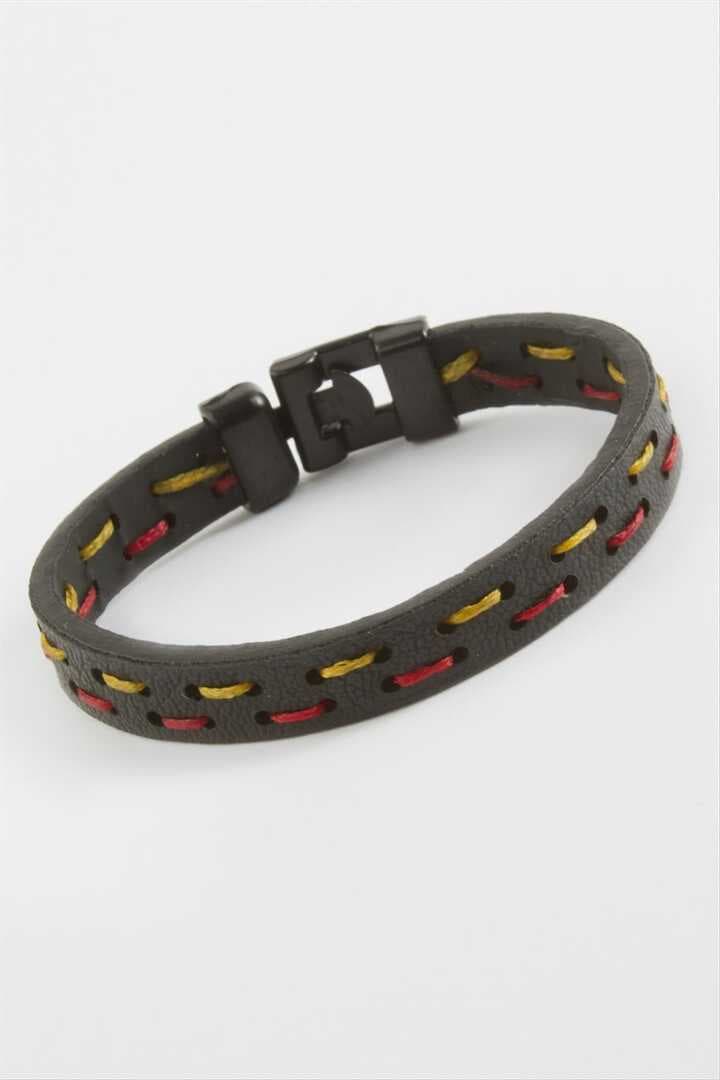 Taraftar Kaliteli Suni Deri Bileklik