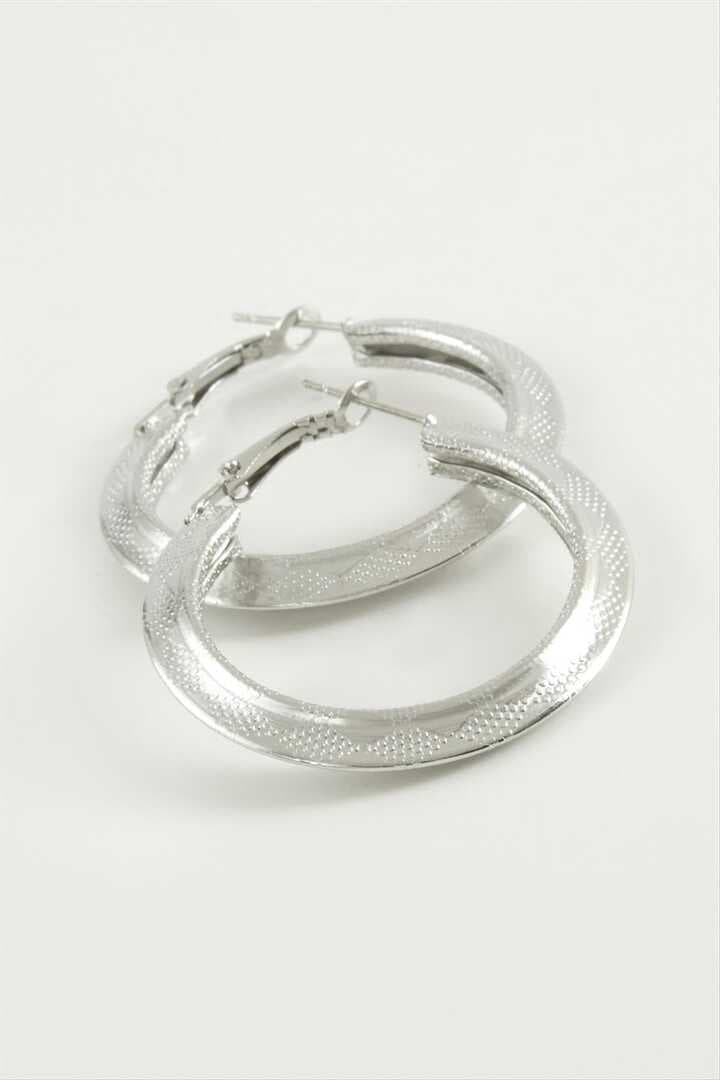 Üçgen Halka Küpe 4 cm