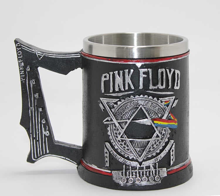Pink Floyd Dark Side Of The Moon 3D Kabartmalı Çelik Kupa Bardak