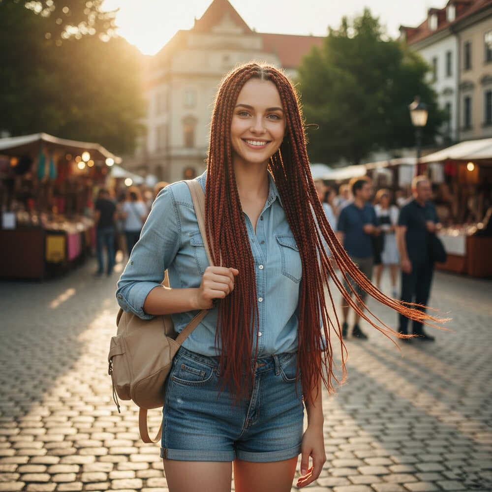 Afrika Örgüsü Ve Rasta İçin Sentetik Saç / Koyu Kahve