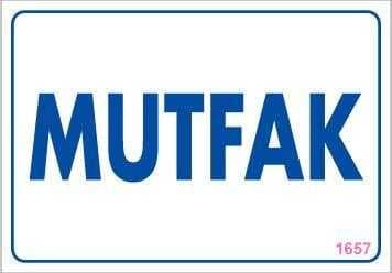 Mutfak Uyarı Levhası 17,5x25 KOD:1657