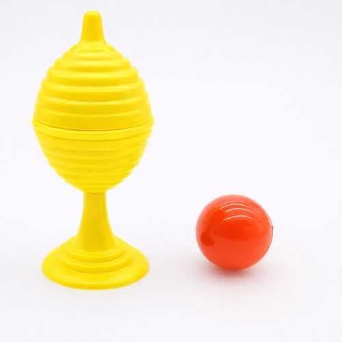 Sarı Renk Sihirli Kupa Top Kaybetme Oyunu 7 cm