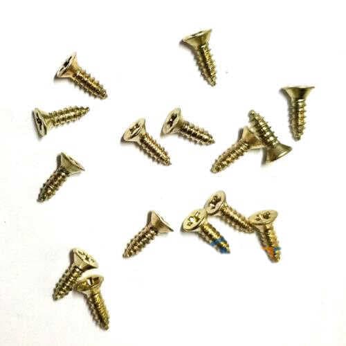 Klips, Menteşe, Ayak, Ağaç, Sunta Vidası 2,2x7,5mm - Sarı 100 Adet (477477)