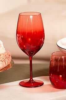 RAKLE Larc 4'lü Kadeh Seti Kırmızı 540 cc