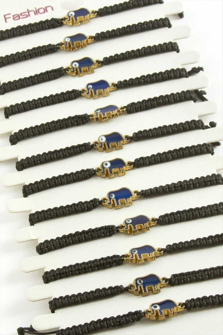 Fil Makrome Örgülü Bileklik